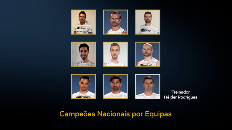 Henrique Loureiro, Nelson Loureiro, André Santos, João Coentrão, Pedro Gonçalves, Hugo Magalhães, Hélder Silva, Luciano Pereira e Hélder Rodrigues